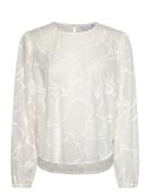 Blouse With Balloon Sleeves Tops Blouses Long-sleeved White Coster Copenhagen