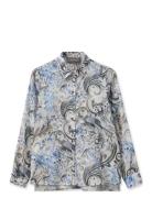 Mmeike Agua Voile Shirt Tops Shirts Long-sleeved Multi/patterned MOS MOSH