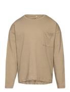 Nkmvebbe Ls Rlx Top Tops Sweatshirts & Hoodies Sweatshirts Beige Name It