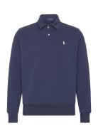 Loopback Fleece Collared Sweatshirt Tops Sweatshirts & Hoodies Sweatshirts Navy Polo Ralph Lauren