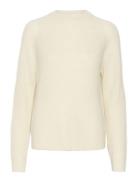 Sltuesday Raglan Pullover Ls Tops Knitwear Jumpers Cream Soaked In Luxury