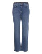 Pd-Trisha Jeans Celeb Wash Liege Bottoms Jeans Straight-regular Blue Pieszak