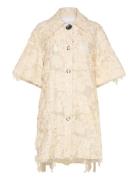 Eilish - Contemporary Texture Tops Shirts Short-sleeved Beige Day Birger Et Mikkelsen