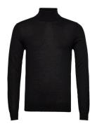 Cfkonrad Merino Roll Neck Knit Tops Knitwear Turtlenecks Black Casual Friday