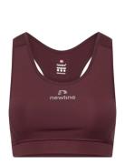 Nwllean Sports Bra Sport Bras & Tops Sports Bras - All Burgundy Newline