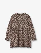 Jersey Dress L/S Eliane Dresses & Skirts Dresses Casual Dresses Long-sleeved Casual Dresses Multi/patterned Wheat