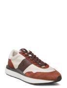 Train 89 Suede-Paneled Sneaker Low-top Sneakers Brown Polo Ralph Lauren