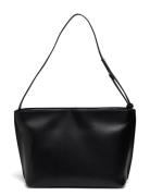 Embossed Logo Medium Tote Bags Small Shoulder Bags-crossbody Bags Black Calvin Klein