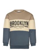 Nmmvemil Ls Nreg Sweat Bru Tops Sweatshirts & Hoodies Sweatshirts Beige Name It