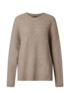 Brianna Yak Blend Sweater Tops Knitwear Jumpers Brown Lexington Clothing