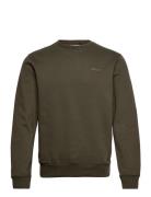 Bhdownton Crew Neck Sweat Noos Tops Sweatshirts & Hoodies Sweatshirts Khaki Green Blend