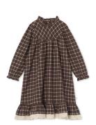 Haya Dress Dresses & Skirts Dresses Casual Dresses Long-sleeved Casual Dresses Brown That's Mine