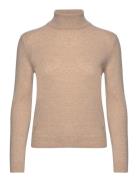 Turtle Neck Sweater Tops Knitwear Turtleneck Beige United Colors Of Benetton