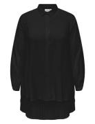 Carfreyja L/S Long Shirt Wvn Tops Shirts Long-sleeved Black ONLY Carmakoma