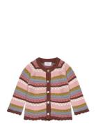 Hccarren - Cardigan Tops Knitwear Cardigans Multi/patterned Hust & Claire