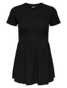 Olmmalaya S/S O-Neck Top Jrs Tops T-shirts & Tops Short-sleeved Black Only Maternity