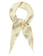 Madalena Diamond Scarf Accessories Scarves Lightweight Scarves Yellow Becksöndergaard