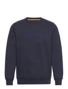 Heritage Crew Tops Sweatshirts & Hoodies Sweatshirts Blue Hackett London