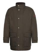 Double Decker Jacket Foret Jakke Khaki Green GANT