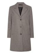 Slfnew Alma Wool Coat Noos Outerwear Coats Winter Coats Grey Selected Femme