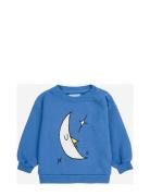 Baby Beneath The Moon Sweatshirt Tops Sweatshirts & Hoodies Sweatshirts Blue Bobo Choses