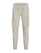 Jpstkane Noah Cuffed Cargo Noos Bottoms Trousers Cargo Pants Beige Jack & J S