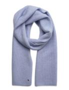 Essential Flag Fuzzy Scarf Accessories Scarves Winter Scarves Blue Tommy Hilfiger