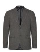 Slhslim-Reed Wool Blz Noos Suits & Blazers Blazers Single Breasted Blazers Grey Selected Homme