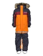 Bjärven Kds Cover 3 Outerwear Coveralls Snow-ski Coveralls & Sets Orange Didriksons