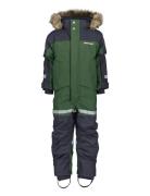 Bjärven Kds Cover 3 Outerwear Coveralls Snow-ski Coveralls & Sets Green Didriksons