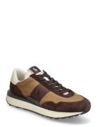 Train 89 Suede-Paneled Sneaker Low-top Sneakers Brown Polo Ralph Lauren