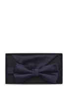 Polyester Bow Tie Butterfly Navy Lindbergh Black