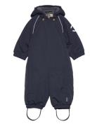 Nylon Baby Suit - Solid Outerwear Coveralls Snow-ski Coveralls & Sets Navy Mikk-line