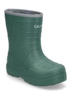 Thermal Wellies - Embossed Shoes Rubberboots High Rubberboots Green CeLaVi