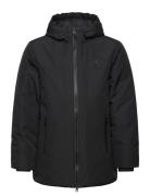 Nylon Technical Hooded Jacket Outerwear Jackets & Coats Winter Jackets Black Calvin Klein