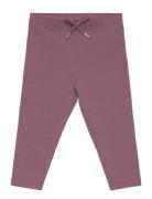 Cotton Leggings Bottoms Leggings Pink Mango