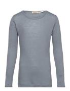 Tamra Tops T-shirts Long-sleeved T-Skjorte Blue MarMar Copenhagen