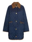 Barbour Os Liddesdale Quiltet Jakke Navy Barbour