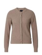 Alina Cashmere Blend Cardigan Tops Knitwear Cardigans Beige Lexington Clothing