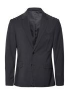 Refined Slim Blazer Suits & Blazers Blazers Single Breasted Blazers Grey Calvin Klein