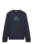 Sweatshirt Tops Sweatshirts & Hoodies Sweatshirts Navy EA7