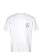 Wbbaine Noodle Tee Designers T-Kortærmet Skjorte White Woodbird