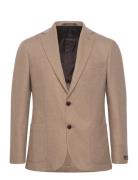 Tweed Herringb Jkt Designers Blazers Single Breasted Blazers Beige Morris