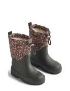 Thermo Snowboot Drizzle Shoes Rubberboots High Rubberboots Green Wheat