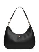 Th Refined Hobo Bags Small Shoulder Bags-crossbody Bags Black Tommy Hilfiger