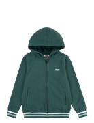 Levi's® Varsity Zipped Hoodie Tops Sweatshirts & Hoodies Hoodies Green Levi's