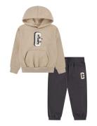 Converse C Star Fleece Pullover And Joggers Set Sets Tracksuits Beige Converse