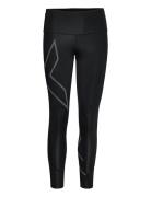 Light Speed Mid-Rise Compression Tights Sport Running-training Tights Black 2XU