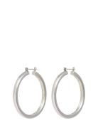 The Amalfi Tube Hoops-Silver Ox Accessories Jewellery Earrings Hoops Silver LUV AJ