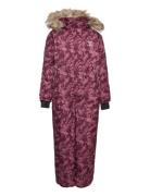 Hmlicy Tex Snowsuit Outerwear Coveralls Snow-ski Coveralls & Sets Pink Hummel